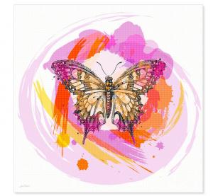 Artist Jean Plout Debuts Butterfly Circles-JP2378 Collection